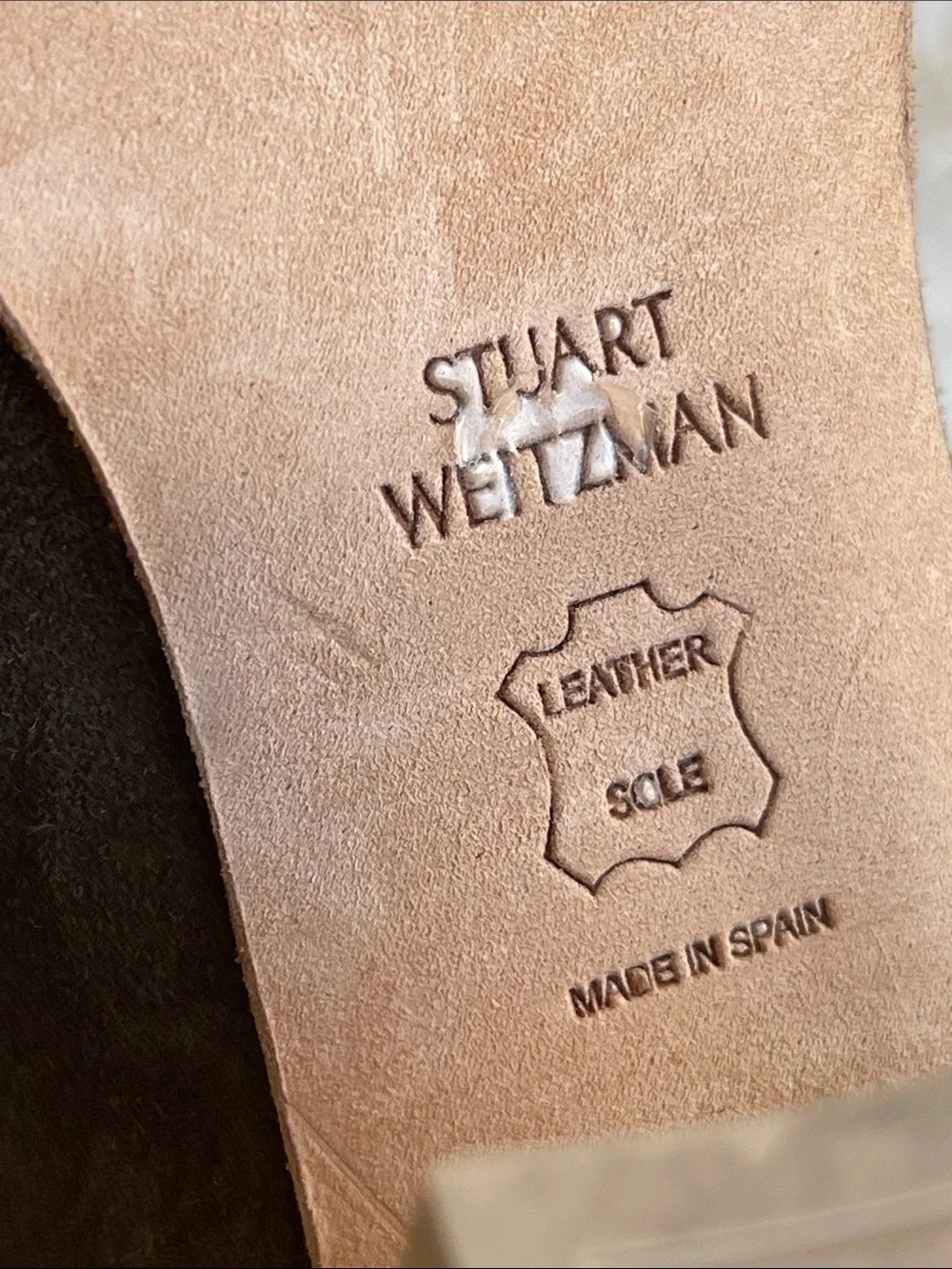 Stuart Weitzman The Wallawalla Suede Lace-Up Tassel Ankle Boots in Green Size 8